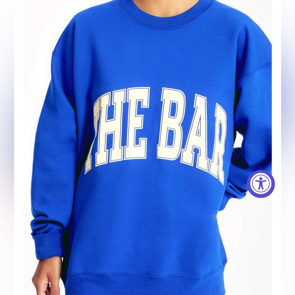 The Bar Blue Sweatshirt